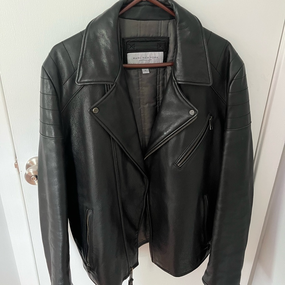 Marc New York Black Leather Jacket